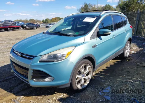 2013 Ford Escape Titanium из США, поврежденный, VIN 1FMCU9J91DUC43412